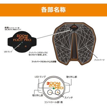 ZOOM ZONE FOOT PRO (ズームゾーンフットプロ) BWS