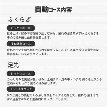 狙い揉みエアフットマッサージャー 柔足 ツインズ