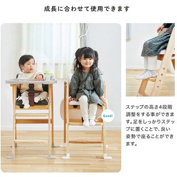 ハイブリッドハイチェア プラッキー カトージ