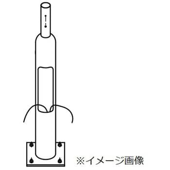 街路灯用ポール【受注生産品】 パナソニック(Panasonic) 照明器具用