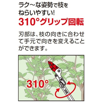 伸縮式高枝鋏ズームチョキエコノ採集タイプ2m アルス