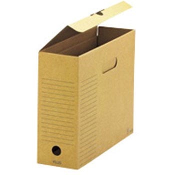 343602)ボックスファイル FL-081BF蓋付A4E 10冊 PLUS(プラス)[文具]