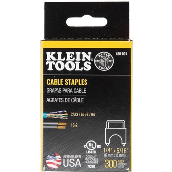 ケーブルタッカ用絶縁ステープル KLEIN TOOLS