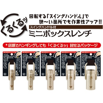 スイングハンドル付ミニボックスレンチ BEST(金物)
