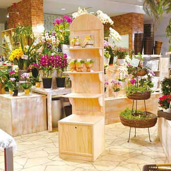 スリムゴンドラ アール(無塗装) - ハヤノ産業