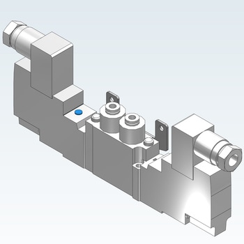 5ポートソレノイドバルブ SY52シリーズ SMC