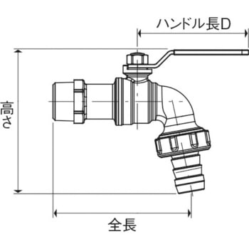 GIACOMINI ホース接続ボールバルブ GIACOMINI