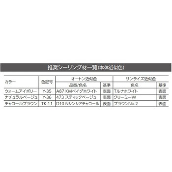 ライムストーン シーリング材 10本入り 東邦シートフレーム