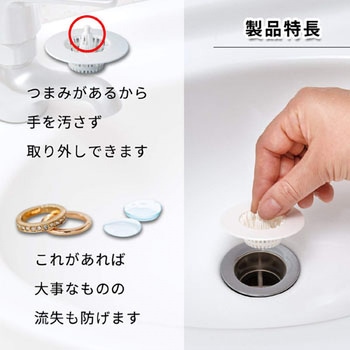 詰まりにくい洗面台ゴミストッパー LEC(レック)