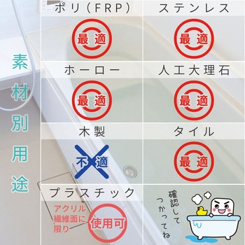 激落ちバスクリーナー(アクリル&ブラシ) LEC(レック)