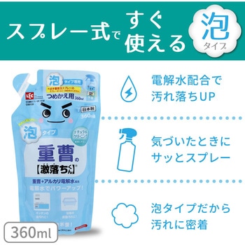 激落ちくん 重曹泡スプレー LEC(レック)