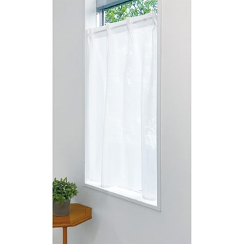 小窓用タックカーテン ソアラ ユニベール カフェカーテン 【通販