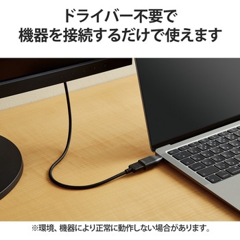 変換アダプタ (TypeC-HDMI) 4K 60Hz 【Windows PC Chromebook MacBook Pro/Air iPad 各種対応】 エレコム