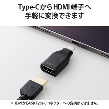 変換アダプタ (TypeC-HDMI) 4K 30Hz 【Windows PC Chromebook MacBook Pro/Air iPad 各種対応】 エレコム