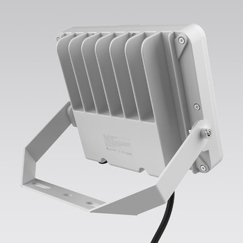 LED投光器 50W 7300LM 通気弁付 大型放熱フィン 広角ワイド照射 GOODGOODS(グッド・グッズ)
