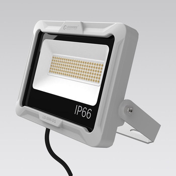 LED投光器 50W 7300LM 通気弁付 大型放熱フィン 広角ワイド照射 GOODGOODS(グッド・グッズ)