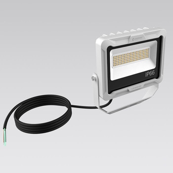 LED投光器 50W 7300LM 通気弁付 大型放熱フィン 広角ワイド照射 GOODGOODS(グッド・グッズ)