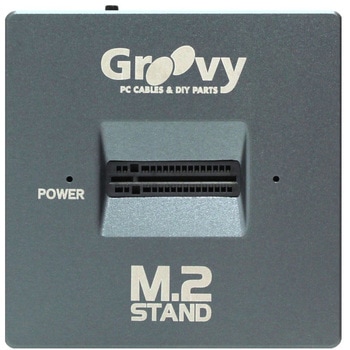 M.2高速USB接続スタンド GROOVY