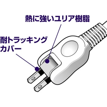 耐雷フラットSW付タップ3P3m MCO