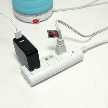 耐雷フラットSW付タップ3P3m MCO