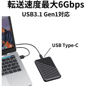 ORICO-25PW1-C3-BK-EP 2.5インチ HDD/SSD ケース USB-C接続 USB 3.1 Gen 1 SATA III  最大6TB対応 工具不要 ORICO ブラック色 - 【通販モノタロウ】