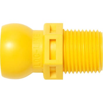 3/8” 耐酸性 NPTコネクター (1/2”システム) Loc-Line(ロックライン)