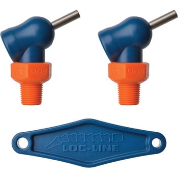 1/8”×R HPTノズル ねじ付 Loc-Line(ロックライン)