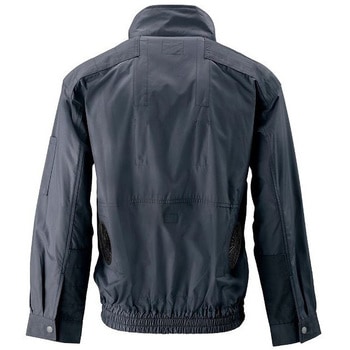 Nクールウェア 腰ファン(長袖)+空調服(R)スターターキット グレー 18.0V NSP