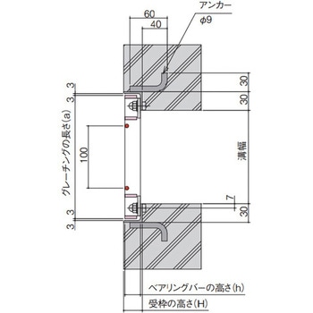 騒音防止 建築外構用ボルト固定式スチールグレーチング 中部