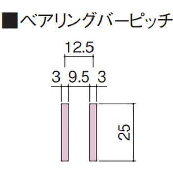 騒音防止 建築外構用ボルト固定式スチールグレーチング 中部