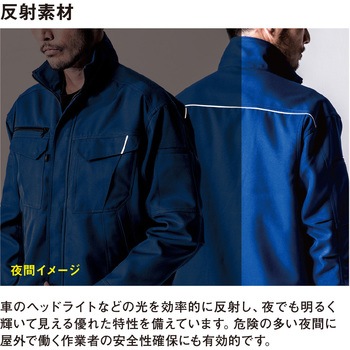 裏綿ブルゾン コーコス信岡