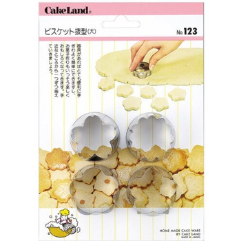 STビスケット抜型4P タイガークラウン
