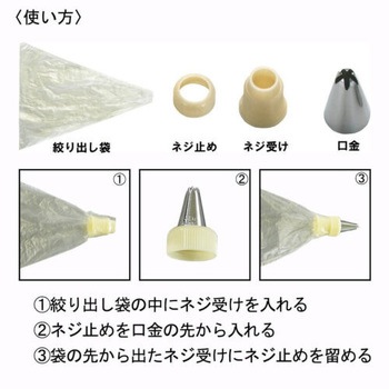絞り出し袋口金付 タイガークラウン