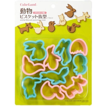 P．クッキー動物抜型 10P タイガークラウン
