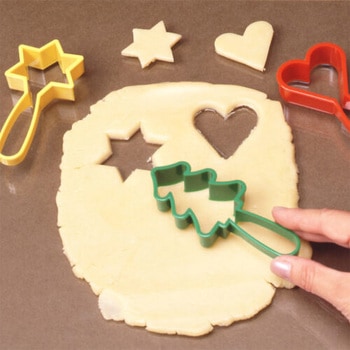 Pハンドルクッキー抜型 3P - タイガークラウン