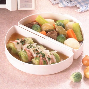 電子レンジ用フタ付フライパン タイガークラウン