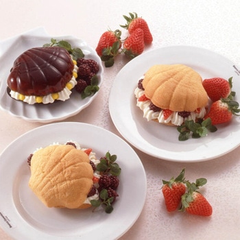 ケーキ貝型 4P タイガークラウン
