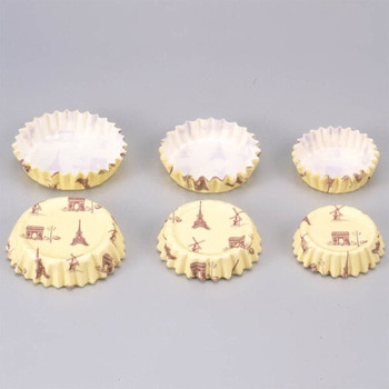 耐熱紙 フルール丸型 タイガークラウン