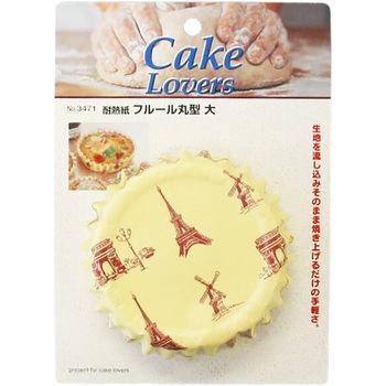 耐熱紙 フルール丸型 タイガークラウン