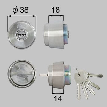 UR交換用シリンダーセット LIXIL(トステム) 本締錠 【通販モノタロウ】