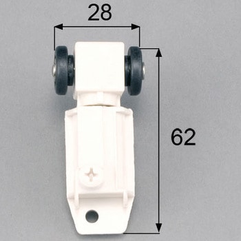 浴室中折ドア吊車セット(上部吊部品) LIXIL(トステム) 浴室用ドア 【通販モノタロウ】