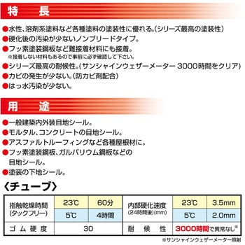 変成シリコーンシーラント POSシールマルチ(高性能万能型) セメダイン
