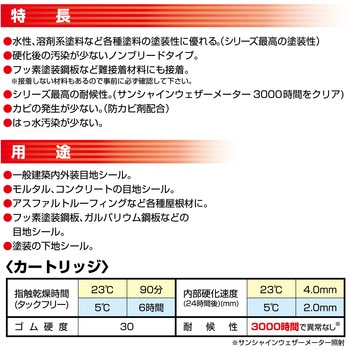 変成シリコーンシーラント POSシールマルチ(高性能万能型) セメダイン