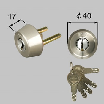 ドア錠セット(GOAL D9シリンダー) LIXIL(トステム) 本締錠 【通販