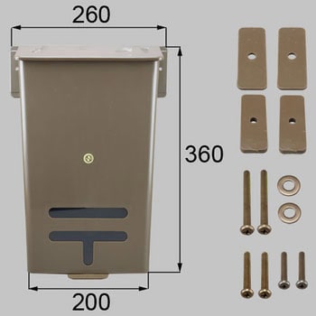 レターボックス LIXIL(トステム) 戸建住宅用ポスト 【通販モノタロウ】