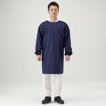 防炎エプロン 割烹着タイプ 溶接用 モノタロウ