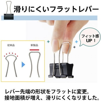 軽く開けるダブルクリップ エアかる PLUS(プラス)[文具]