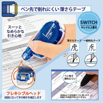 修正テープ ホワイパー (Whiper) スイッチ (15m) PLUS(プラス)[文具]