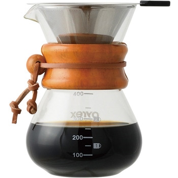 PYREX コーヒーサーバー ナチュラル ステンレスフィルター付き PYREX(パイレックス)