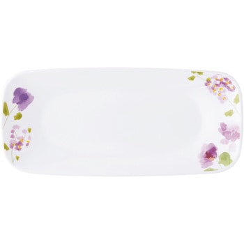 コレールバイオレットミスト スクエア長皿 CORELLE(コレール)